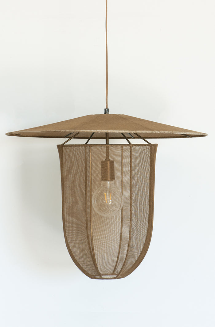 Lanterna Antique Gold Pendant Light