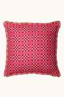 Lattice Pink Cushion