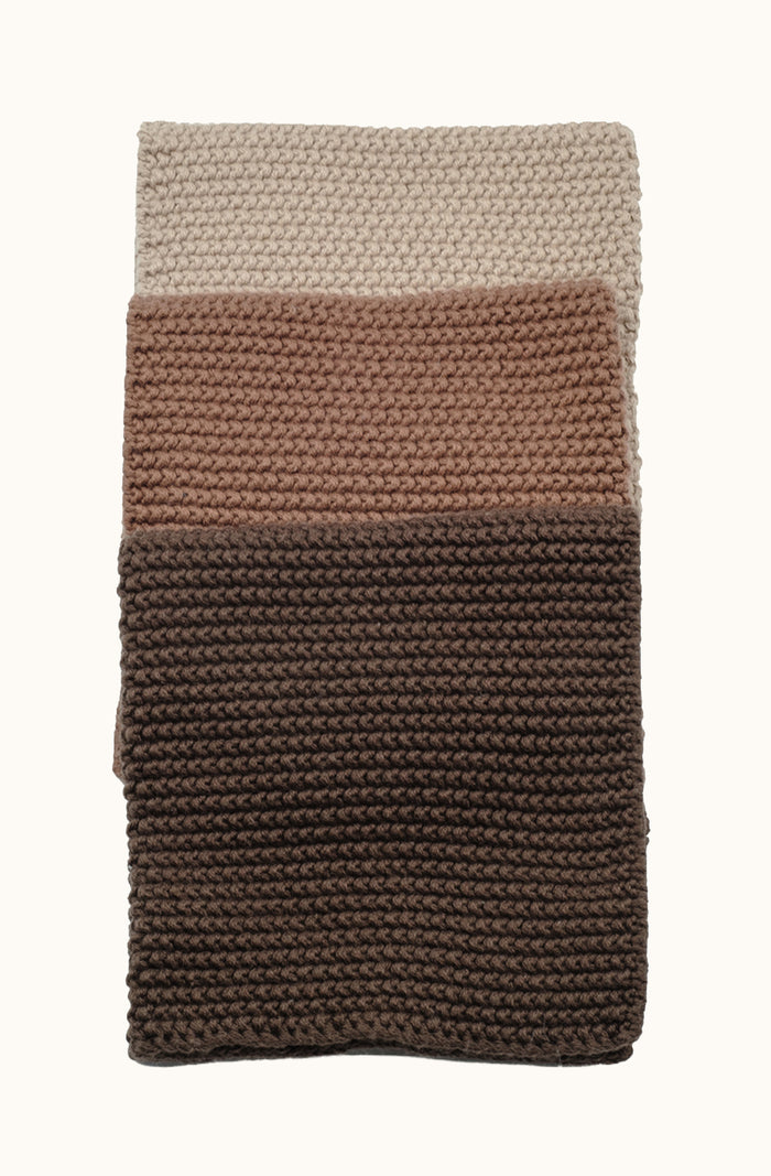 Lavette Chocolate Washcloths - Set of Three