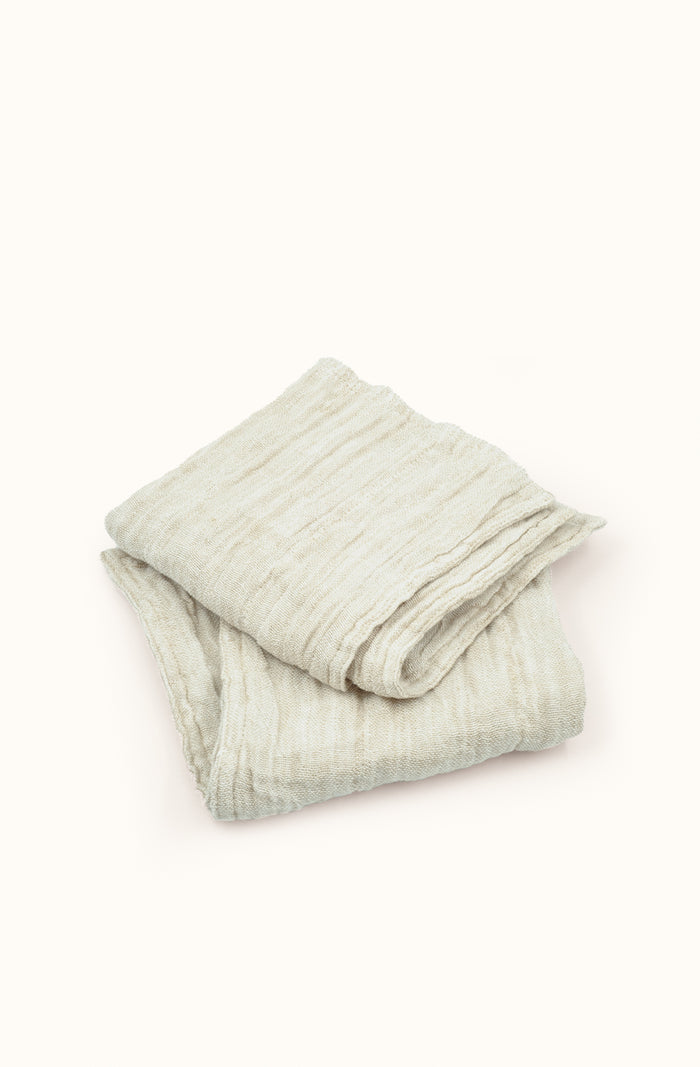 Leggera Oatmeal Washcloths - Set of Two