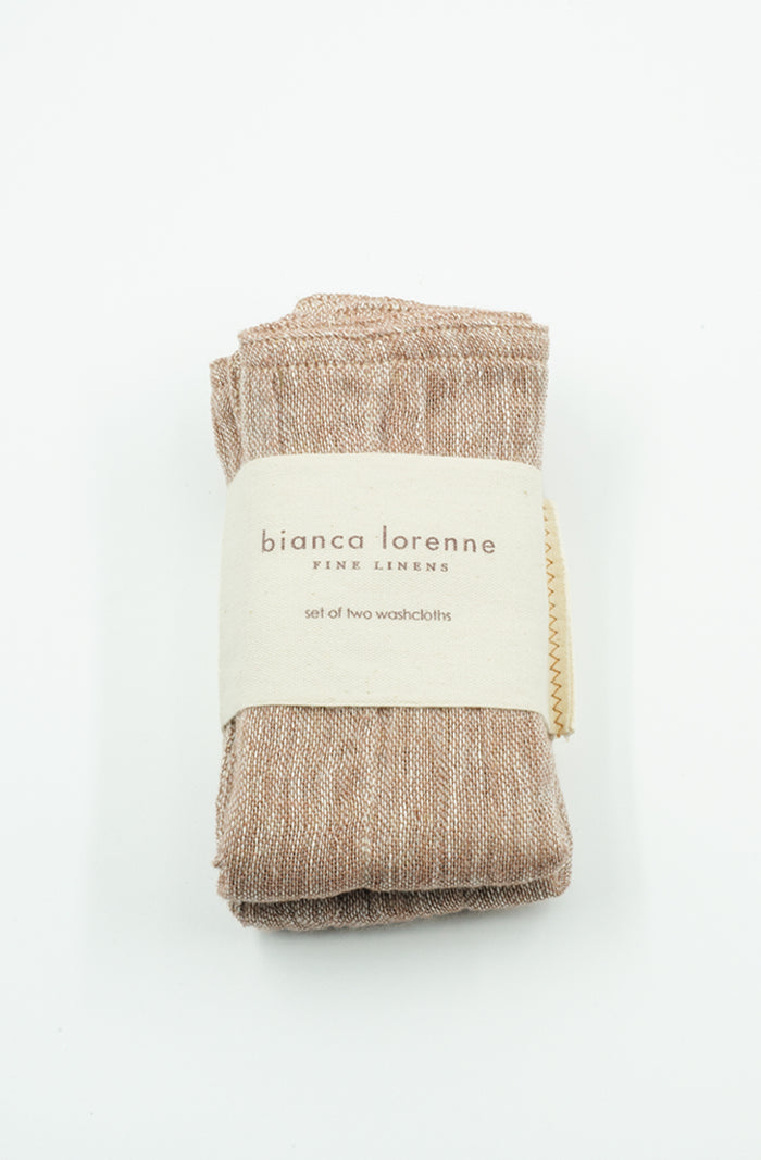 Leggera Rose Washcloths - Set of Two