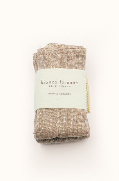 Leggera Rose Washcloths - Set of Two