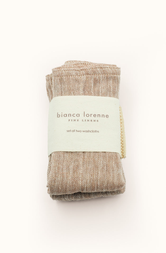 Leggera Rose Washcloths - Set of Two