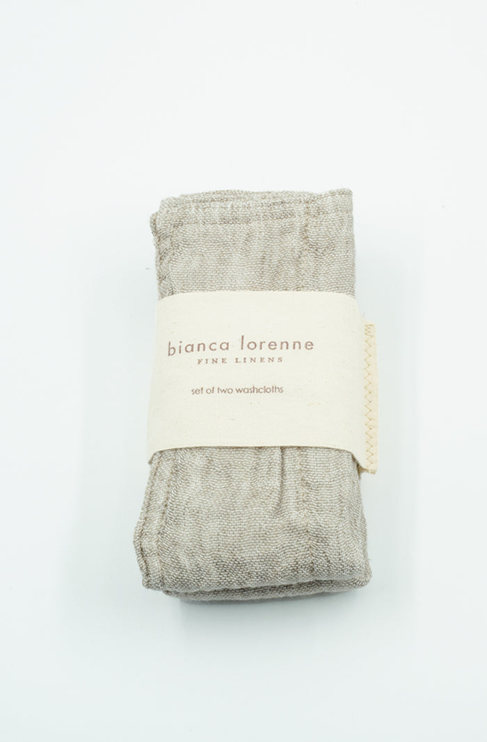 Leggera Thyme Washcloths - Set of Two