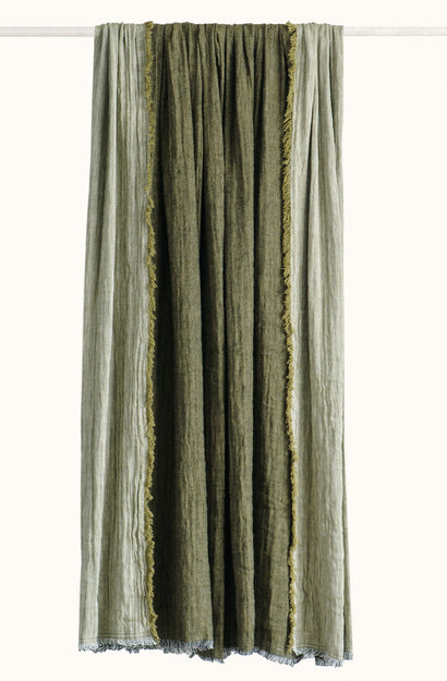Leggera Deep Moss/Moss Throw