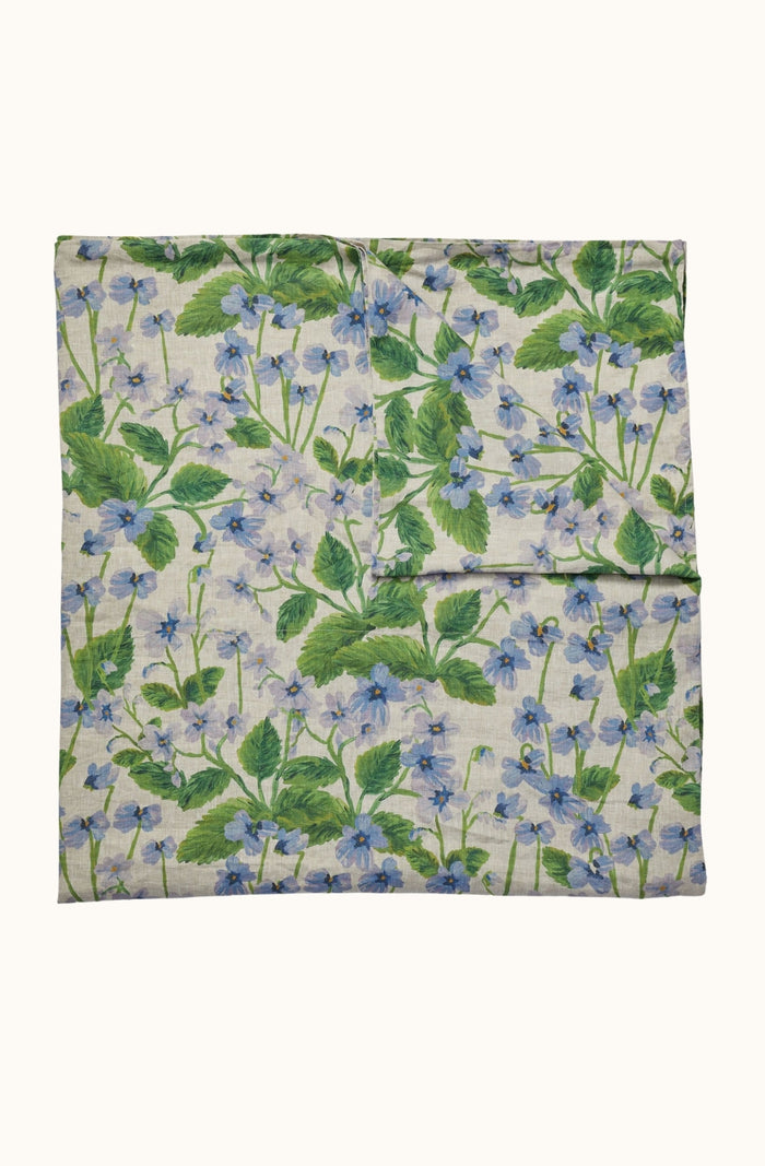 Lilas Blue King Flat Sheet