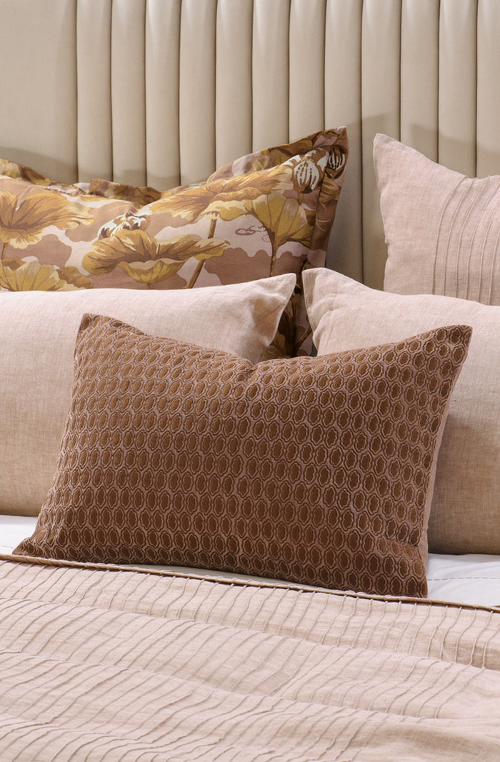 Lilypad Pink Clay Cushion