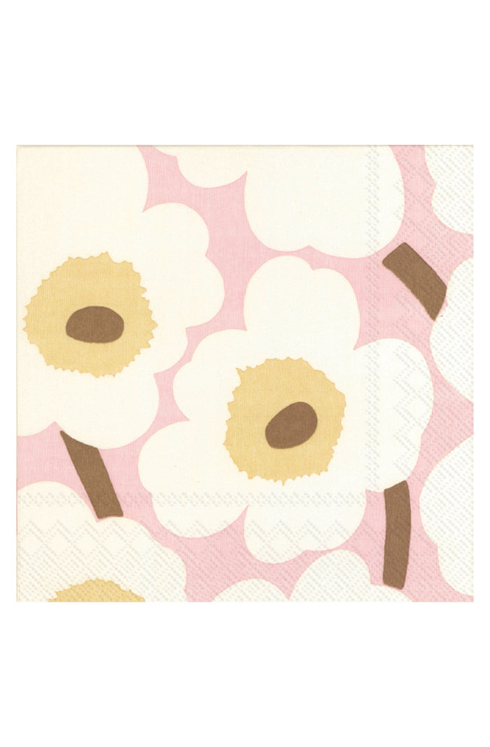 Marimekko Unikko Rose Cream Napkin Set