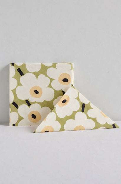 Marimekko Mini Unikko Light Green Napkin Set