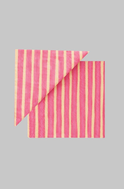 Marimekko Piccolo Pink Cream Cocktail Napkin Set