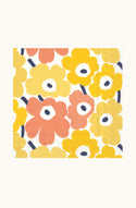 Marimekko Unikko Mini Unikko Yellow Cocktail Napkin Set