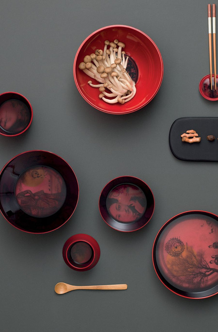 Ming Stackable Dishes - China Red