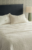 Misaka Oatmeal Pillowsham Pair