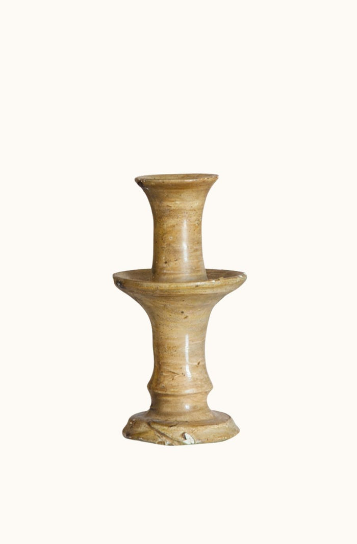 Moroccan Mustard Candle Holder - Small