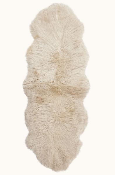 Linen Rug 180 x 60cm (2 sheepskins)