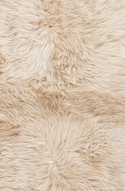 New Zealand Long Wool Sheepskin Rug - Linen - 2 Sheepskins