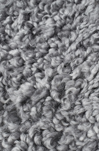 New Zealand Short Wool Hot Water Bottle - Light Grey