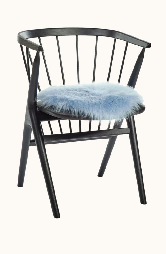 New Zealand Long Wool Seat Cover - Summer Sky