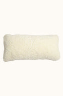New Zealand Short Curly Wool Cushion - Ivory