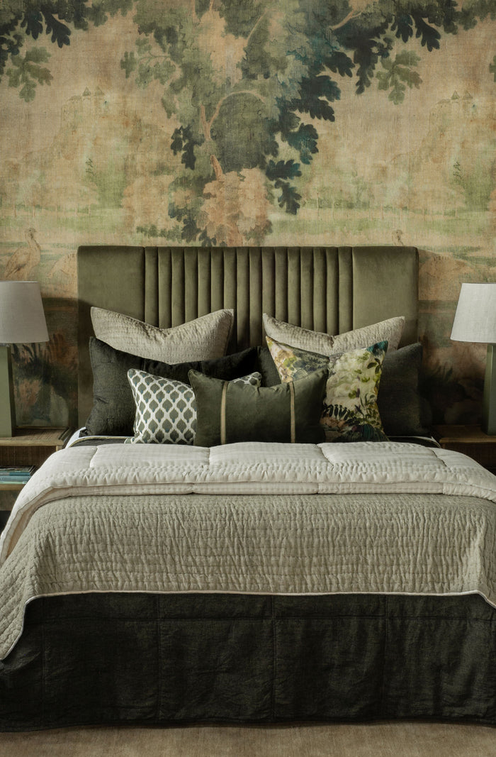 Noma Midnight Moss Bedspread