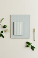 Grande Notebook - Olive Stripe
