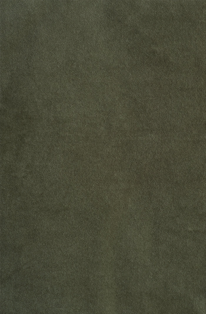 Olive Cotton Velvet