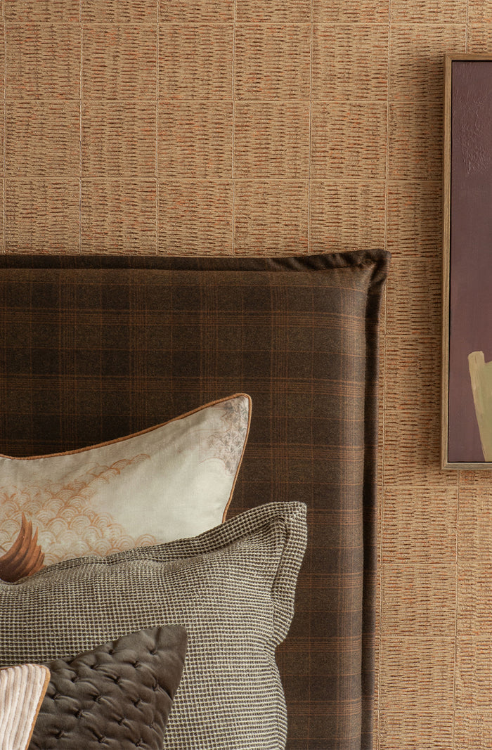 Orlare Cinderwood Plaid Headboard
