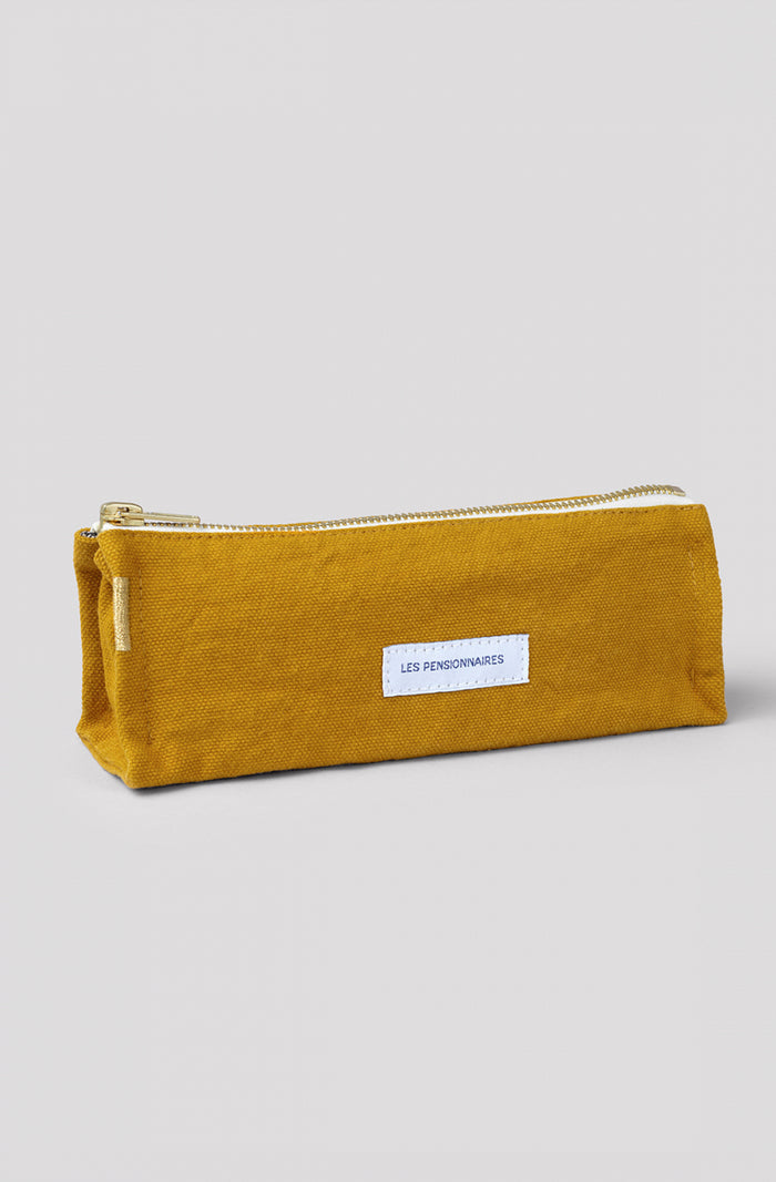 Pencil Case - Saffron Yellow