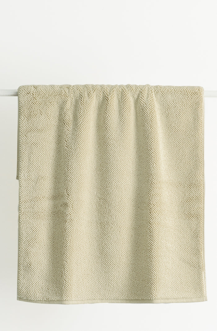Pera Organic Bath Mat - Flax