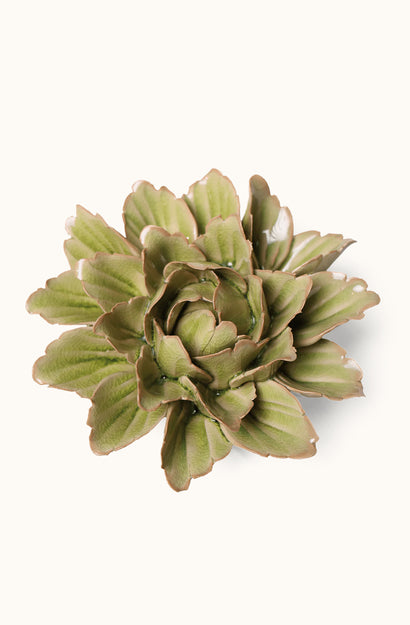 Ceramic Flower - Peridot Sorbet Peony