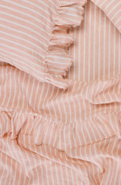Pesca Stripe Ruffle Pillowcase - Set of 2