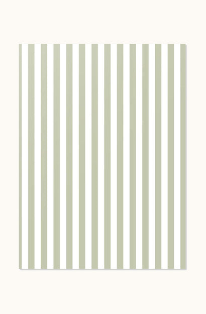 Petite Notebook - Sage Stripe