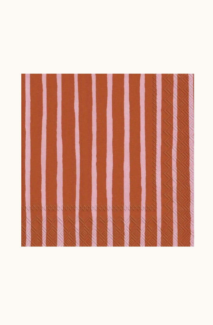 Marimekko Piccolo Pink Orange Napkin Set