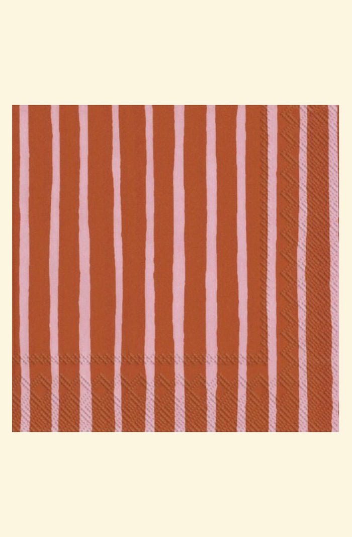 Marimekko Piccolo Pink Orange Napkin Set