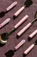 Cheese Knife Set - Pink Marble
