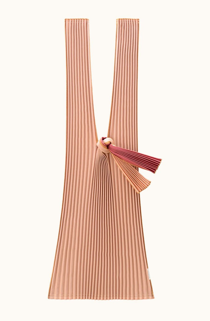 Pleated Bag - Bordeaux/Pink Beige