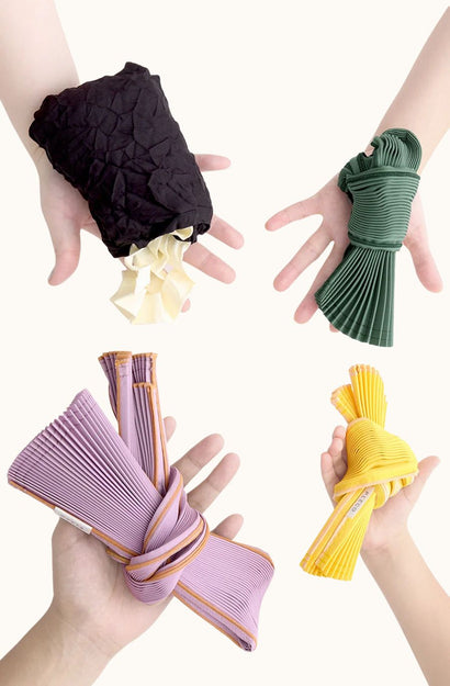 Pleated Bag - Green