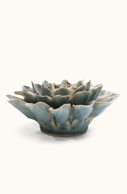 Ceramic Flower - Powder Blue Aphrodite Dahlia