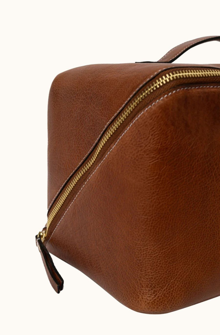 Project 10 Knitting Bag - Walnut/Gold