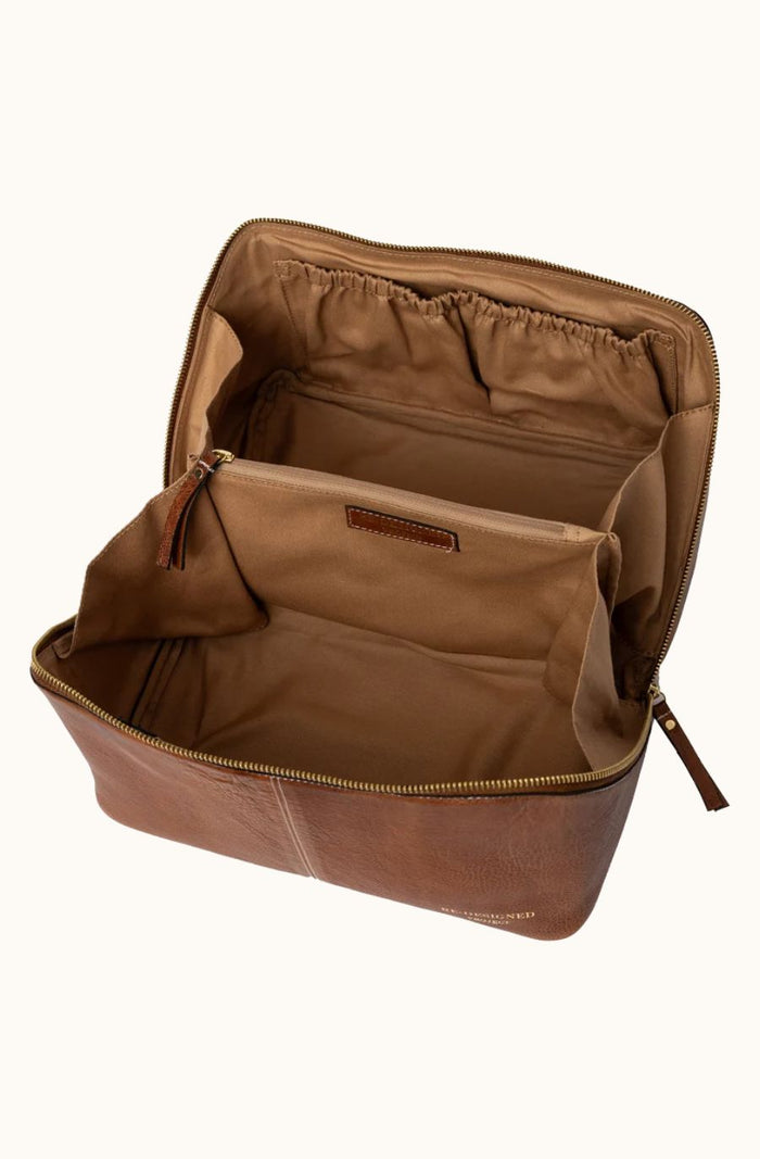 Project 10 Knitting Bag - Walnut/Gold
