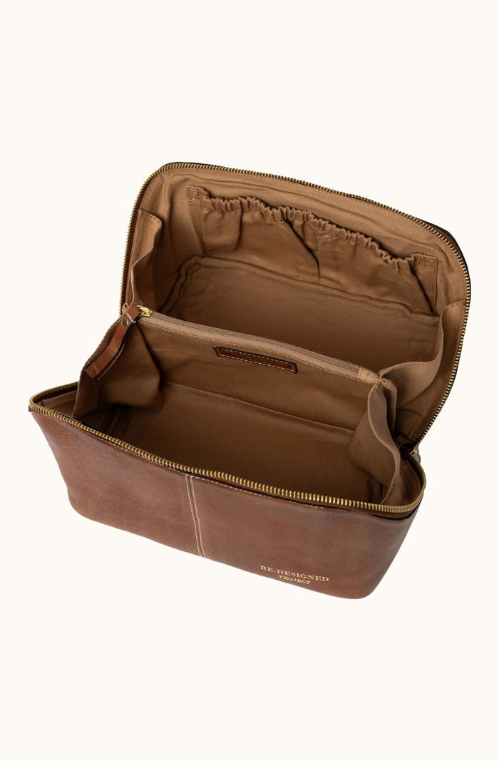 Project 9 Knitting Bag - Walnut/Gold