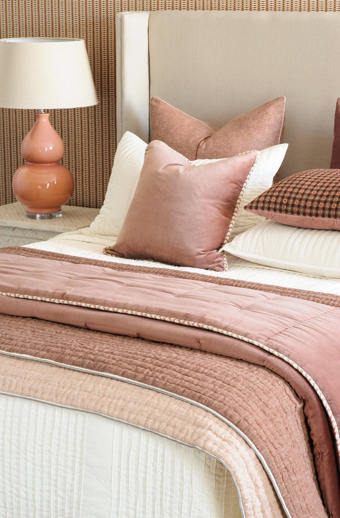 Appetto Dusky Merlot Coverlet