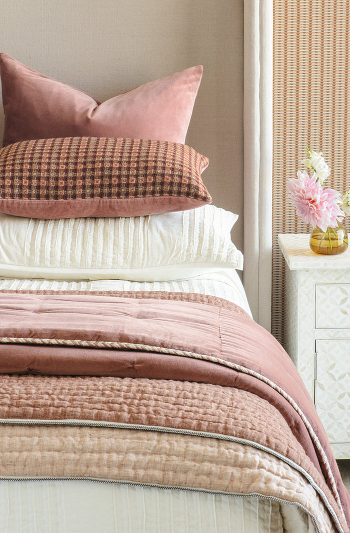 Appetto Dusky Merlot Coverlet