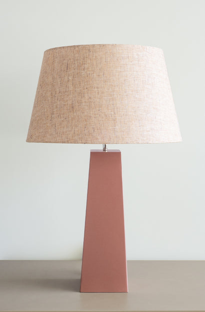 Quattro Pink Clay Lamp