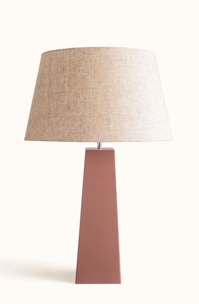 Quattro Pink Clay Lamp