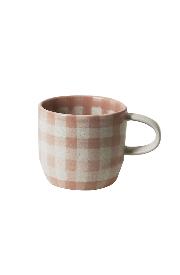 Mug - Soft Terracotta Check