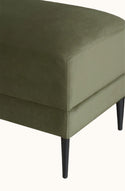 Renzo Deep Moss Ottoman