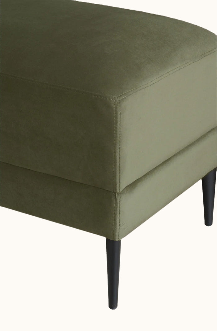 Renzo Deep Moss Ottoman