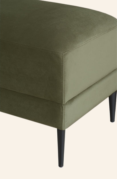 Renzo Deep Moss Ottoman