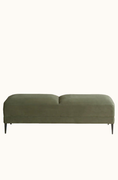 Renzo Deep Moss Ottoman